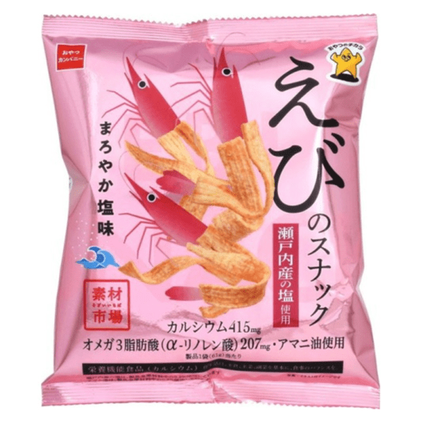 Oyatsu Shrimp Flavored Potato Fries, Mildly Salted, 61g