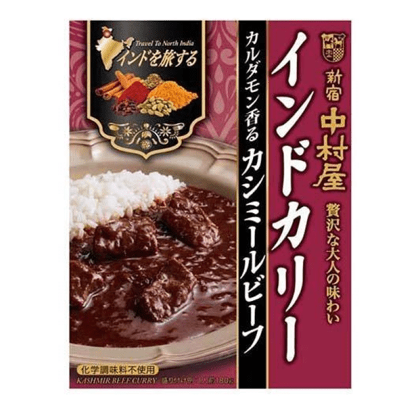 Shinjuku Nakamuraya Indian Style Curry  Kashmiri Beef Flavor  180 g
