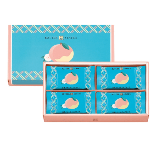 Butter States White Peach Butter Sandwich Biscuits 8