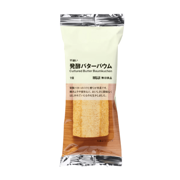 MUJI fermented butter baumkuchen 1piece