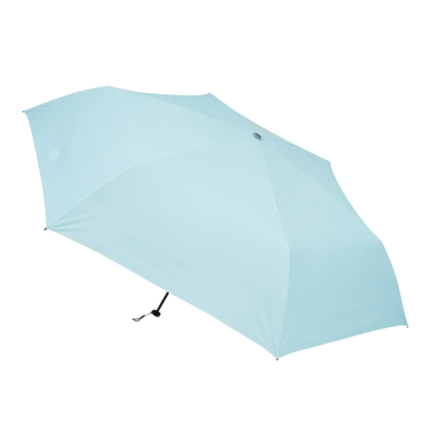 Hands+ Ultralightweight Level 1 Sunshade Folding Umbrella 60cm White/Blue-Grey