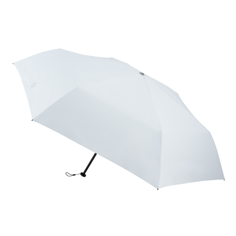 Hands+ Ultralightweight Level 1 Sunshade Folding Umbrella 60cm White/Blue-Grey - Image 2