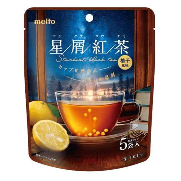 Meito Sugar Industry Grapefruit Flavor Star Scrap Black Tea 5 Pack