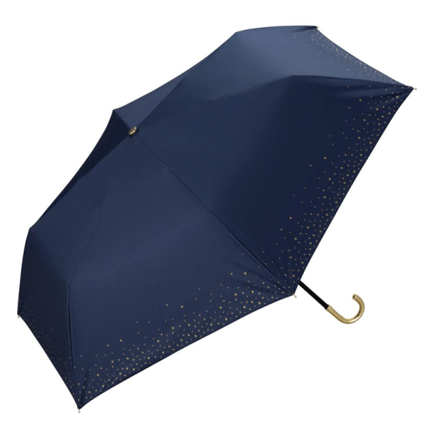 Wpc. Anti-ultraviolet folding umbrella dark blue