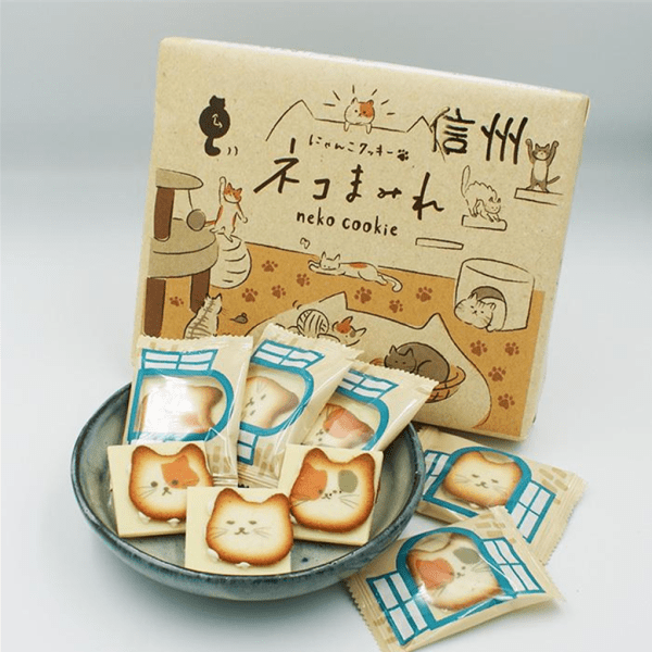 KOBE Kobe Cat White Chocolate Sandwich Cookie Gift Box 8