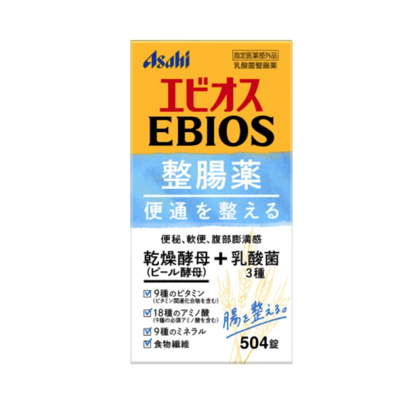 Asahi Lactic Acid Bacteria Brewer’s Yeast Gastrointestinal Nutrition Tablets 504 Tablets