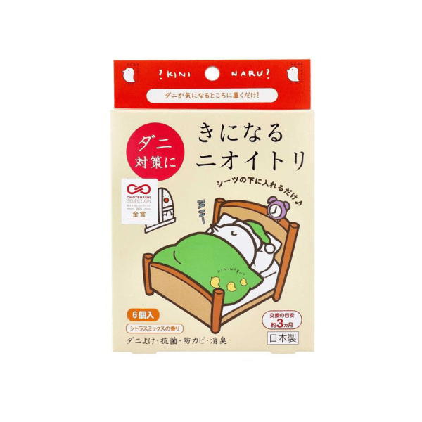 Nioitori Odor Reliever for Dust Mites 6 pieces