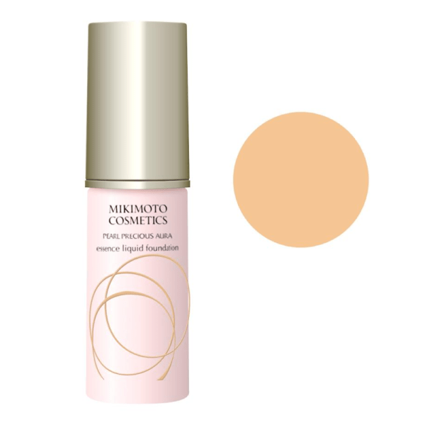 MIKIMOTO Essence Liquid Foundation available in multiple colors