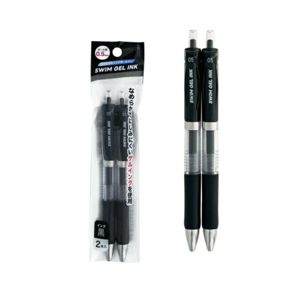 Watts Ink Ballpoint Pen Red/Black 2-Pack