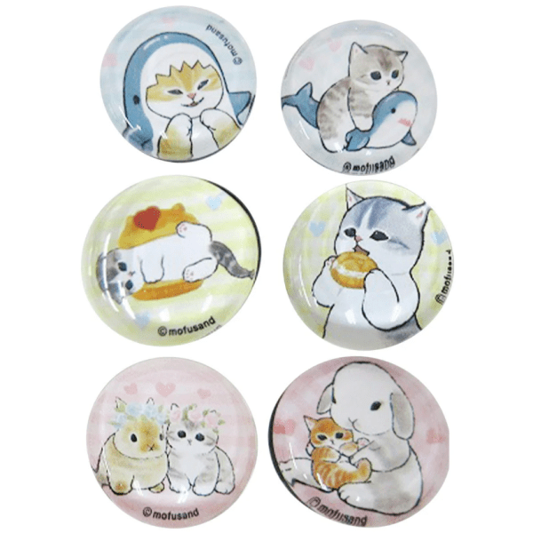 Watts Cartoon Bubble Fridge Magnets 2 pcs  Multiple colors to choose from