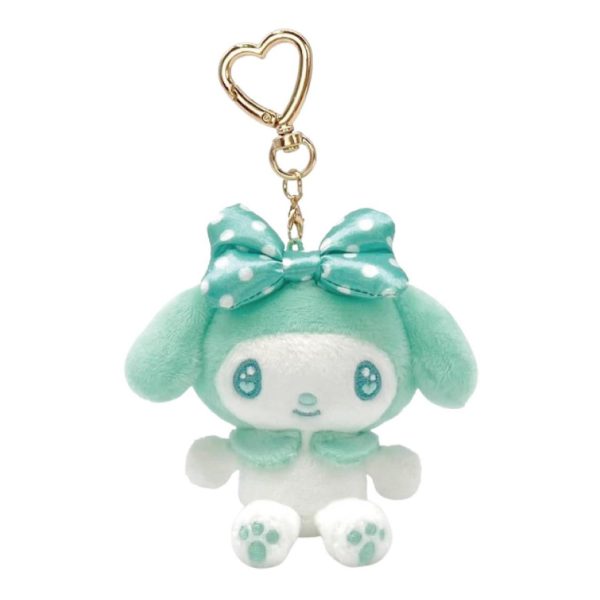 SANRIO Colorful Bow Series Heart Buckle Plush Pendant Various Styles Available
