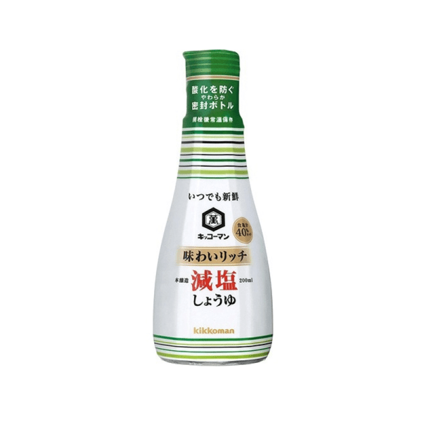 Fresh taste rich low salt soy sauce 200ml