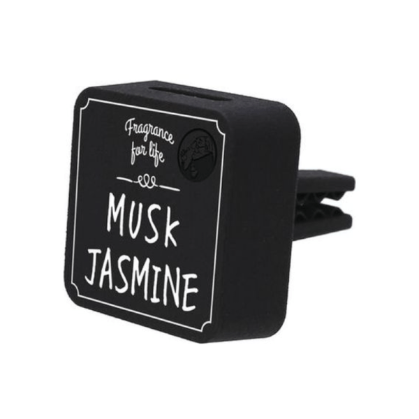 JOHN’S BLEND Clip-on Car Air Freshener, Musk and Jasmine 1 piece