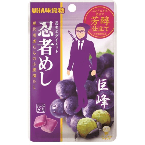 UHA Mikakuto Ninja Kyoho Grape Candy 20g
