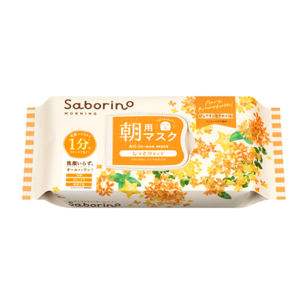 BCL Saborino Osmanthus Morning/Night Mask 30 sheets