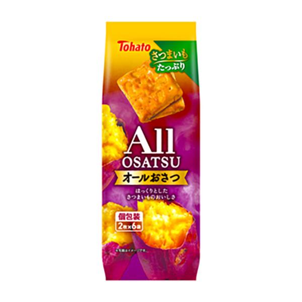 Tohato Square Biscuits Roasted Sweet Potato Flavor 12 pieces