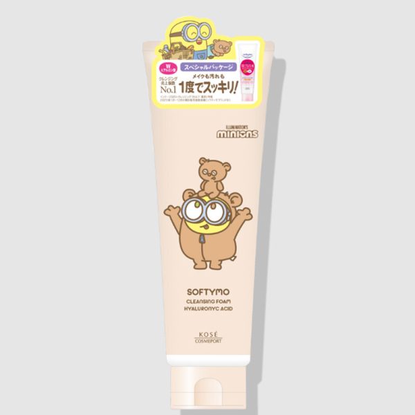 KOSE Minions Cleansing Foam 190ml Blue/Pink