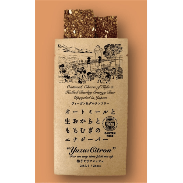 Okarada Oat Grain Nutritional Oat Grain Nutritional Meal Replacement Bars Yuzu/Matcha Flavor 2 Bars