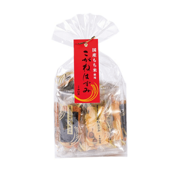 Shinjuku Nakamuraya small gold leaf bag of rice crackers 19 pieces