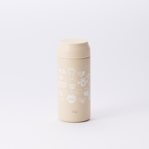 AKOMEYA TOKYO thermo mug ivory 360ml