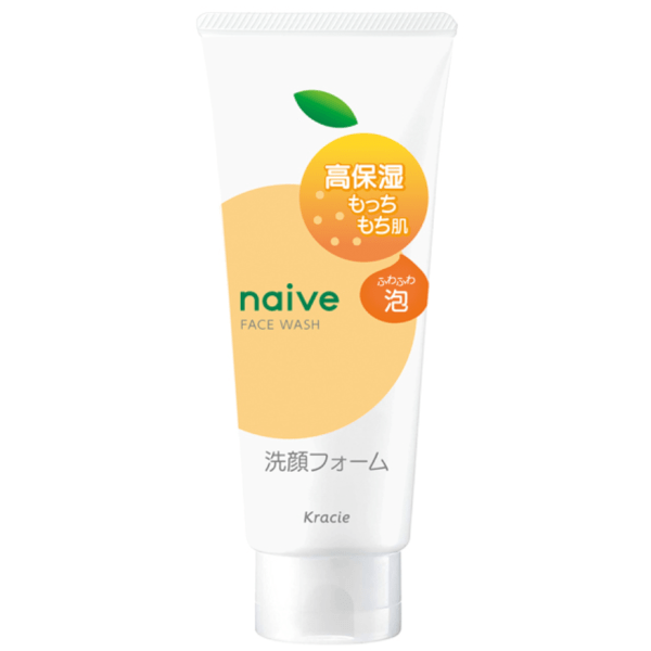 KRACIE Naive Plant-Based Gentle Moisturizing Face Wash 120g