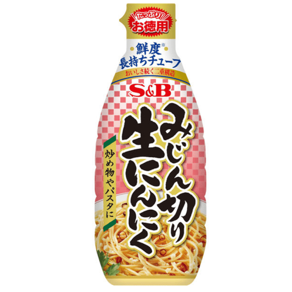 S&B  Finely Chopped Fresh Garlic  Value Pack 175 g