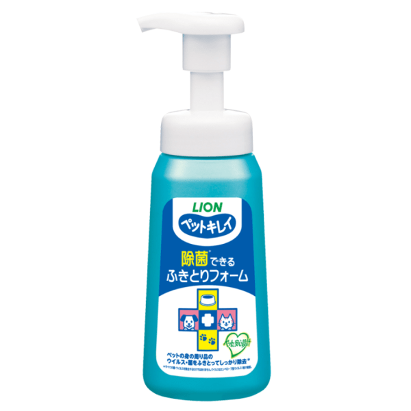 LION Pet Antibacterial No-Rinse Foam Suitable for Dogs and Cats 250ml