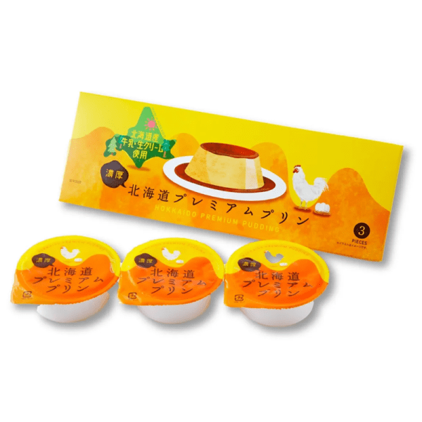 Hokkaido Premium Pudding 3pc