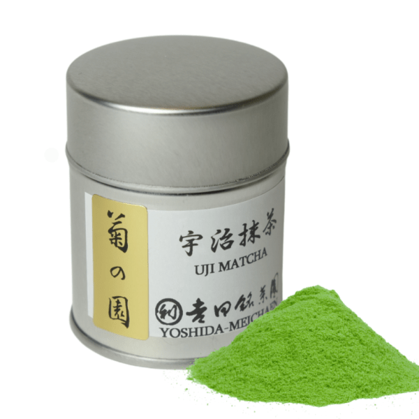 Yoshida Meichaen Canned Uji Matcha Powder  Usucha Kiku no Sono 30g