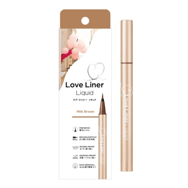 msh Love Liner Loveliner Liquid Eyeliner R5 Black/R5 Milk Brown