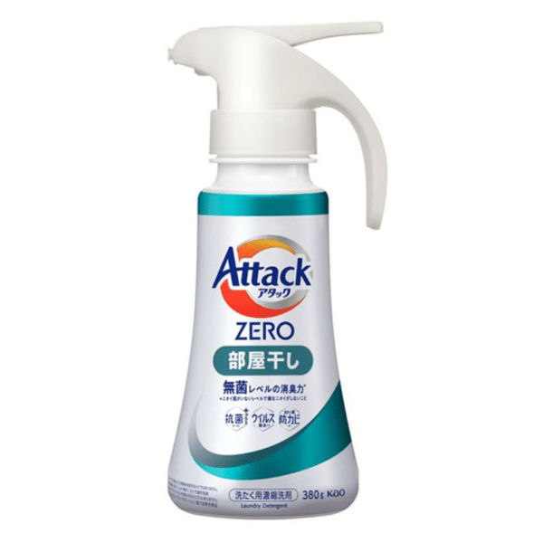 KAO Attack Concentrated Laundry Detergent, Suitable for Indoor Air Drying, 380g