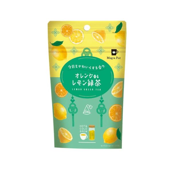 Mug&Pot Lychee Jasmine Tea / Orange Lemon / Mango Jasmine Green Tea / Osmanthus Oolong Tea  2g × 6 Bags