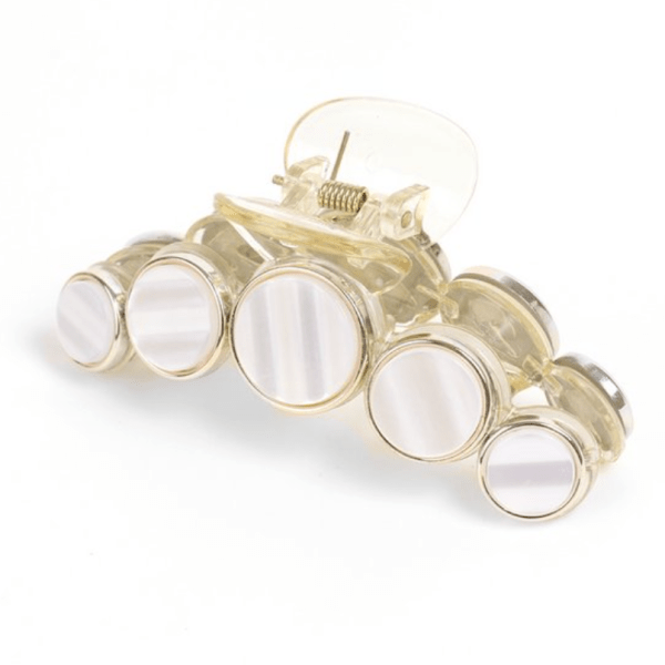 LUPIS Round Hair Clip v1570 Black/Transparent