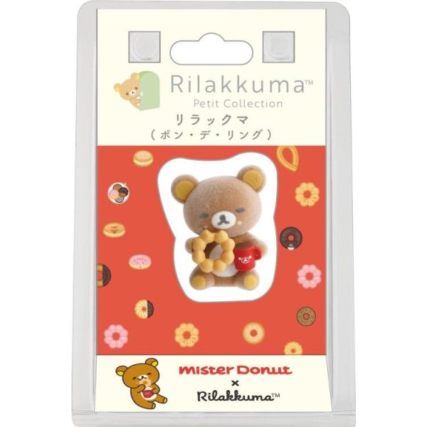 SAN-X & Mister Donut Collaboration: Sumikko Gurashi Donut Series Flocked Figurines – Multiple Sizes Available