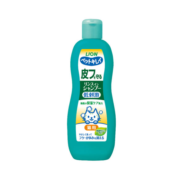LION Cat Shampoo & Conditioner 2-in-1 (Hair & Coat), Floral Scent, 330ml
