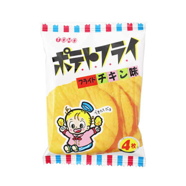 TOHO Senbei Fried Chicken Flavor / Grilled Meat Flavor 4 Pieces 11 g