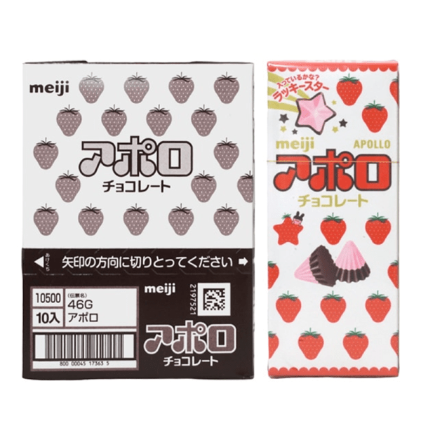 MEIJI APOLLP Strawberry Triangle Chocolate 46g