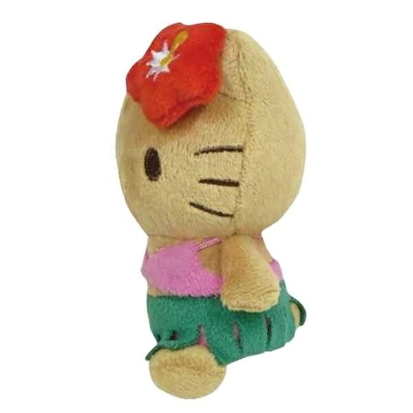 SANRIO Black Hello Kitty Beach Vacation Series Plush Keychain, Available in Multiple Sizes