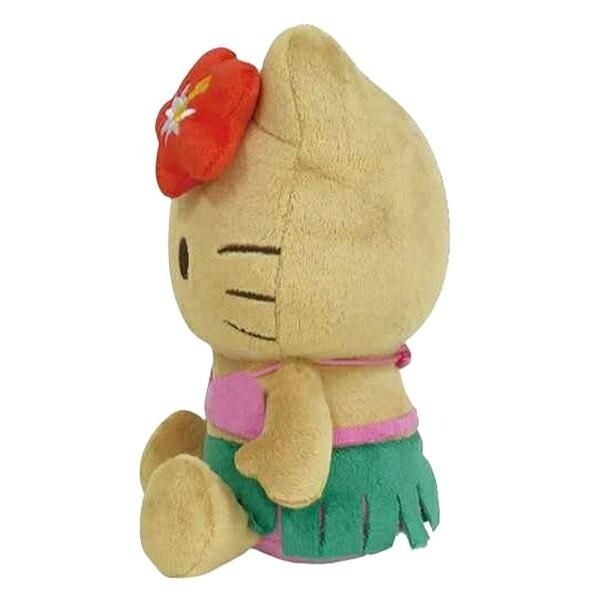 SANRIO Black Hello Kitty Beach Vacation Series Plush Toy, Available in Multiple Sizes