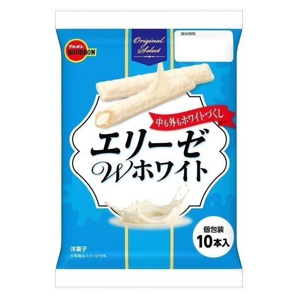 Bourbon Alice Series, Double White Chocolate Wafer, 10 pieces