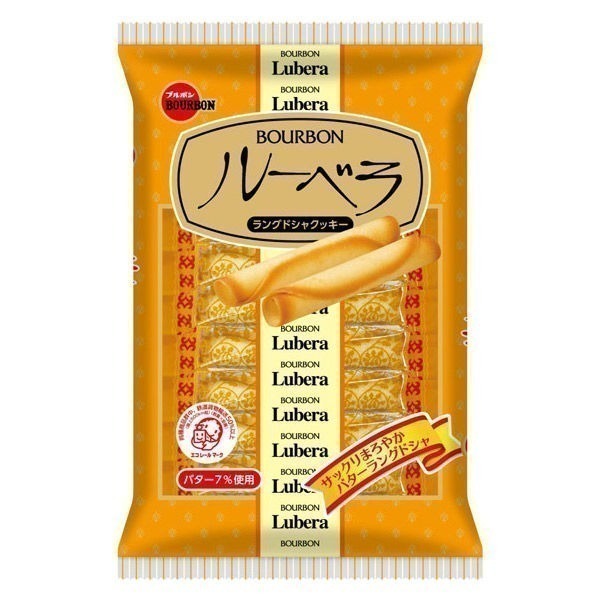 Bourbon Rubella Series Egg Roll Cookies 8 Sticks
