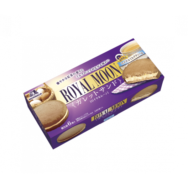 Morinaga Seika Royal Moon Series Butter Sandwich Cookies 6 Pieces