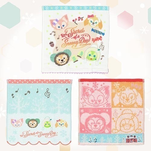 Disney 2025 Winter Snow Secret Limited Edition Towel and Handkerchief Set