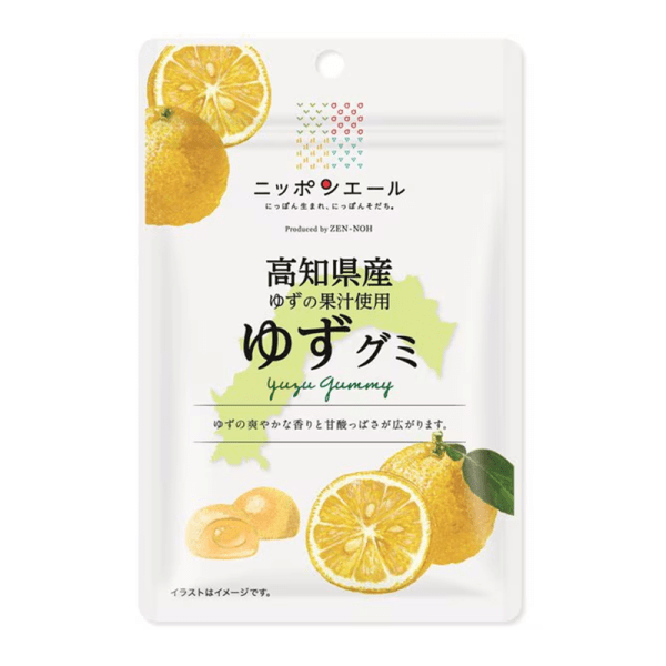 JA Japan  Kochi Prefecture Yuzu Soda Gummy Candy 40g