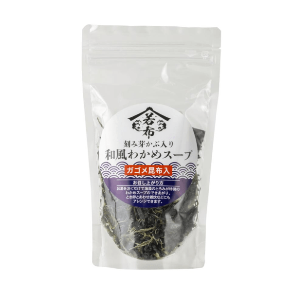 TTC Co., Ltd.  Japanese-Style Wakame Soup With Kombu Seaweed & Chopped Turnip   75 g