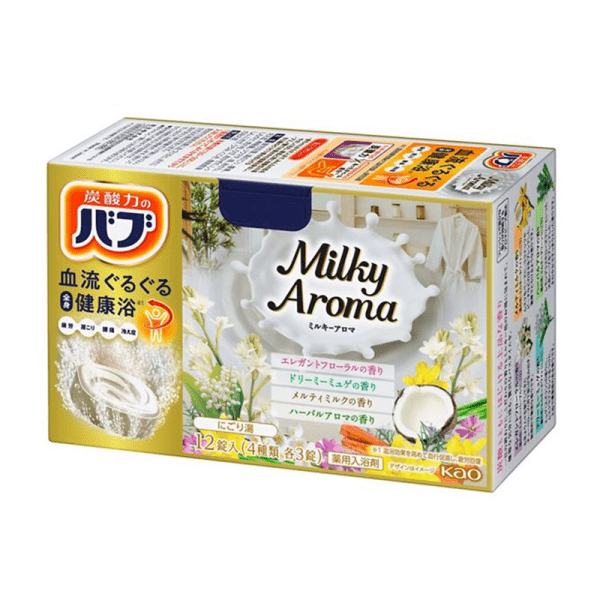 Kao Carbonated Bath 12 packets, multiple options
