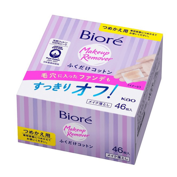 KAO Biore Makeup Remover Wipes Refill Pack 46 sheets