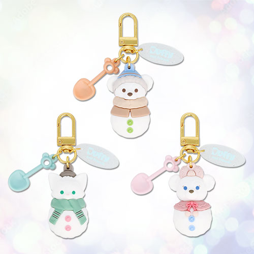 Disney 2025 Winter Snowman Series Keychain Charm – 7 designs available, randomly selected.