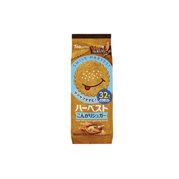 Tohato Harvest Roasted Sesame Biscuits / Roasted Sugar Biscuits 32 Pieces