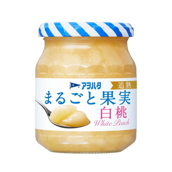 Aohata Whole Fruit White Peach Jam 250g